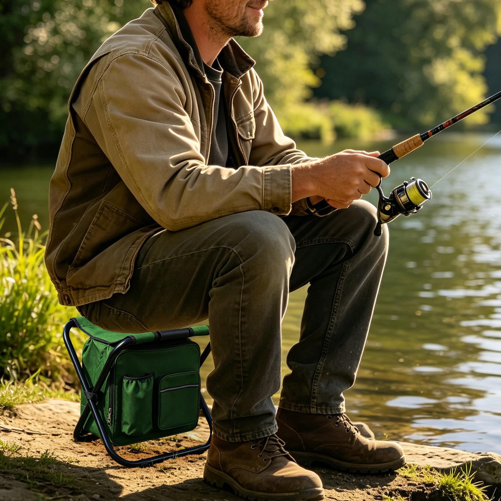 Fishing Backpack - Foldable Backpack Stool For Adults Portable