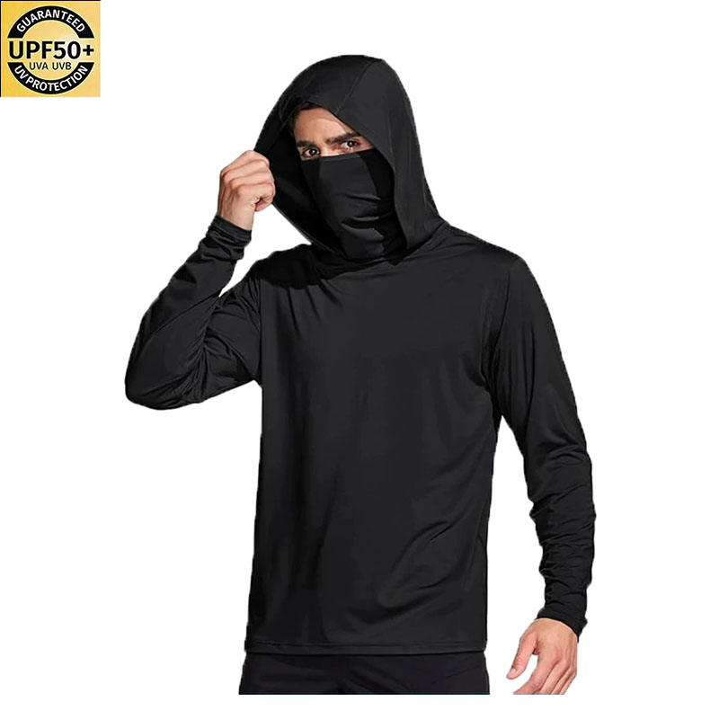 Men Solid Color Hooded Fishing - đánh giá và giá Fishing Mask Sun Protection