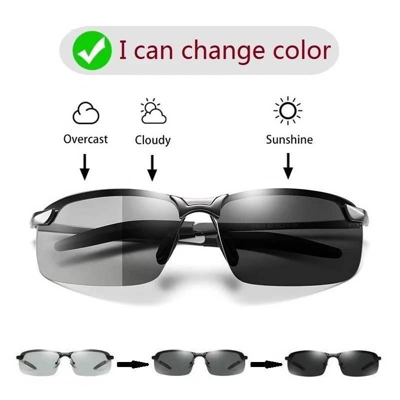 Men Photochromic Polarized Sun - đánh giá và giá Fishing Sunglasses Polarized