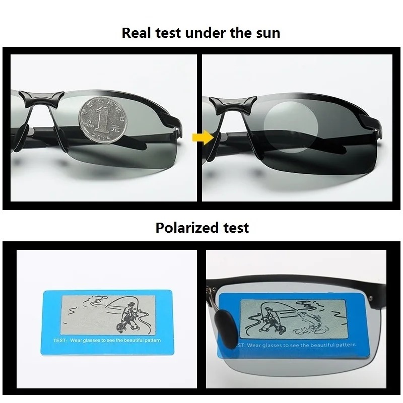 Men Photochromic Polarized Sun - đánh giá và giá Fishing Sunglasses Polarized